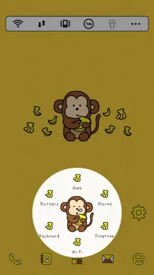 Monkey dodol launcher theme android App screenshot 0