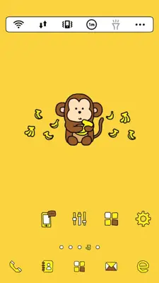 Monkey dodol launcher theme android App screenshot 1